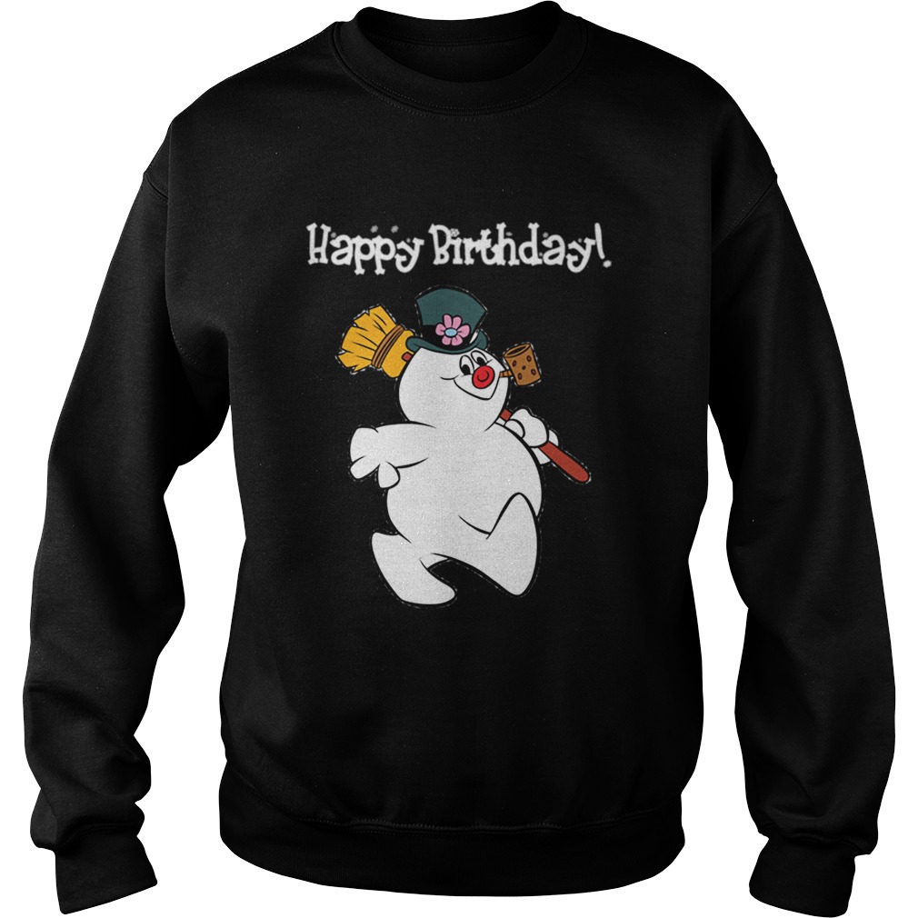 1573546996Frosty The Snowman Happy Birthday Christmas Graphic Sweatshirt