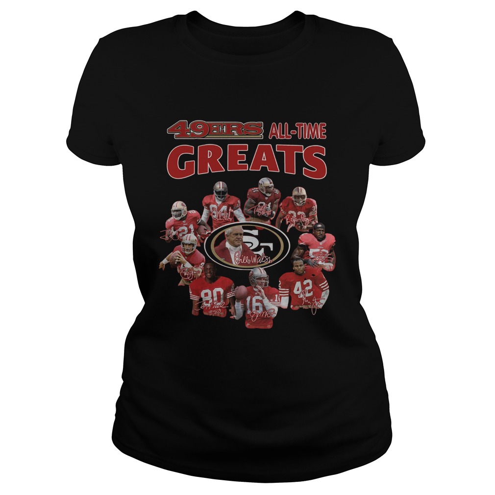 49ers alltime greats San Francisco 49ers Players Signatures Classic Ladies