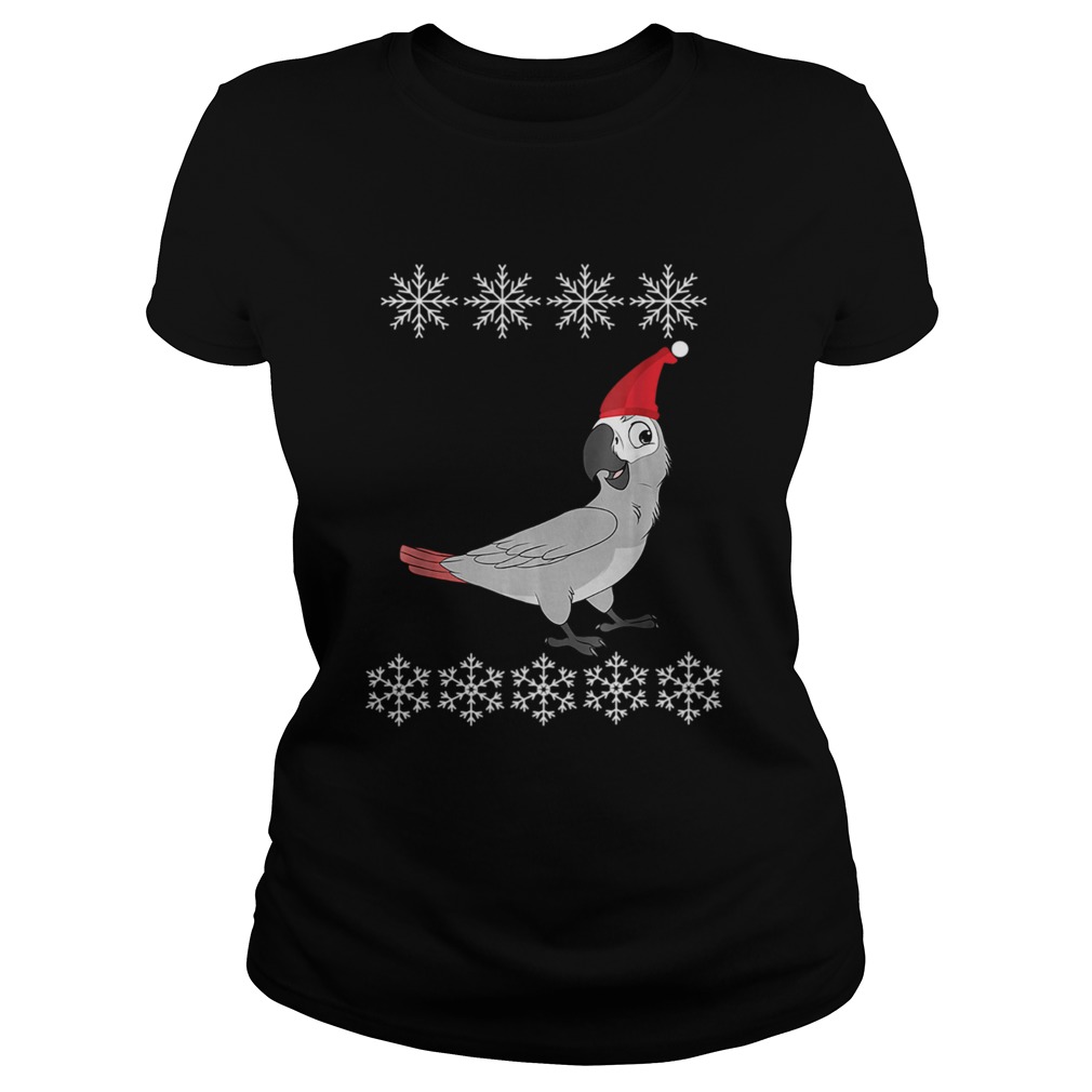 African Grey Parrot Christmas Classic Ladies
