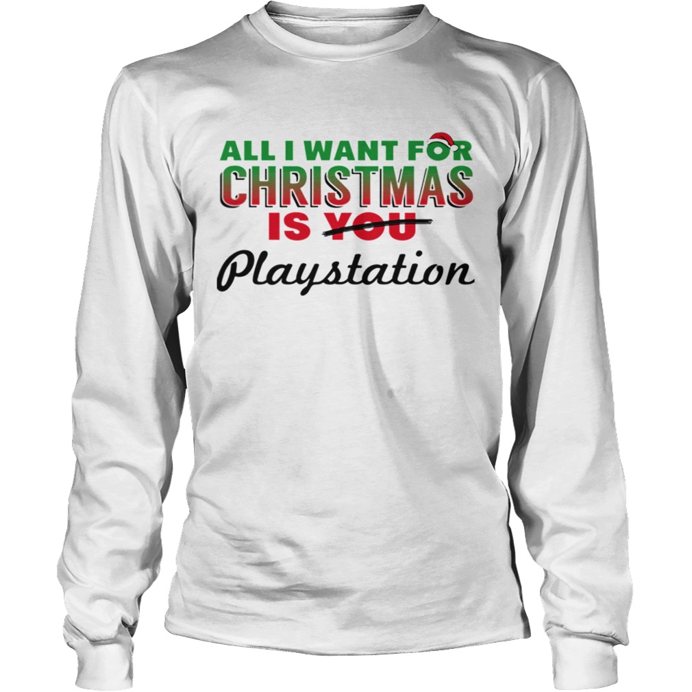 All I Want For Christmas Is Playstation Holiday Game LongSleeve