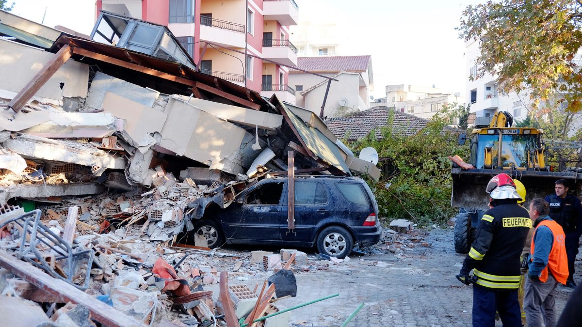 At least 23 killed as 6.4-magnitude earthquake strikes Albania