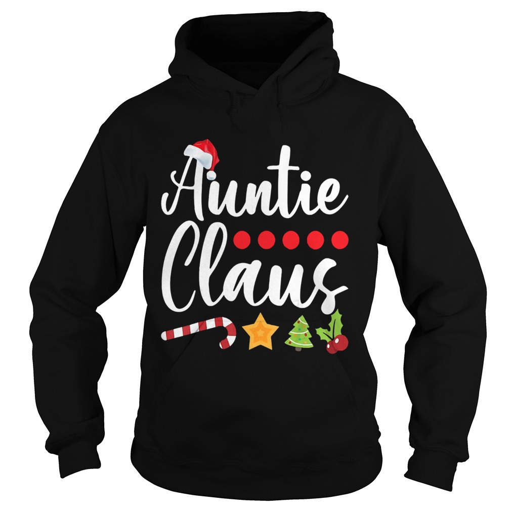 Auntie Claus Santa Hat Christmas Hoodie