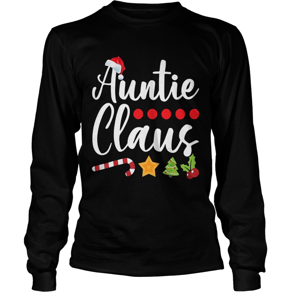 Auntie Claus Santa Hat Christmas LongSleeve