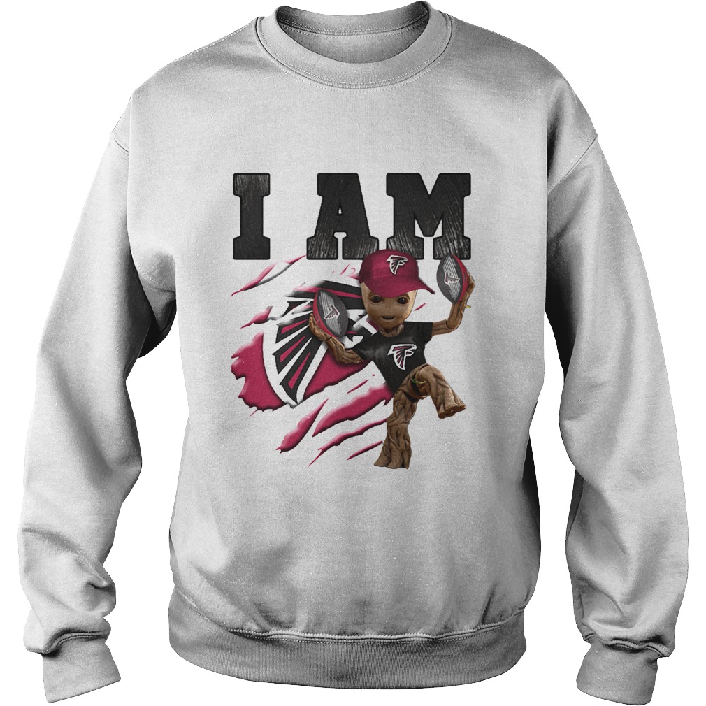 Baby Groot I Am Atlanta Falcons Sweatshirt