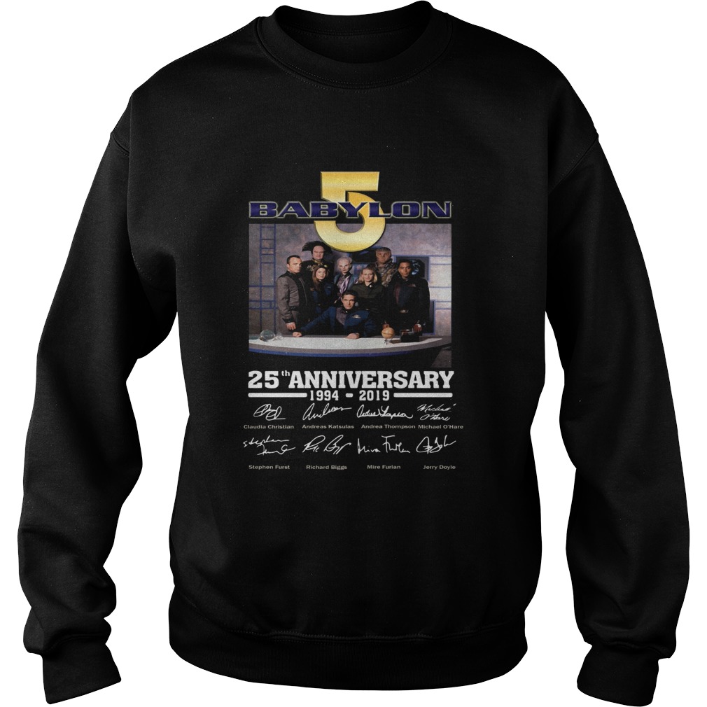 Babylon 5 25th Anniversary 19942019 Signatures Sweatshirt