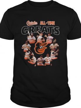 Baltimore Orioles all time great players signatures shirt