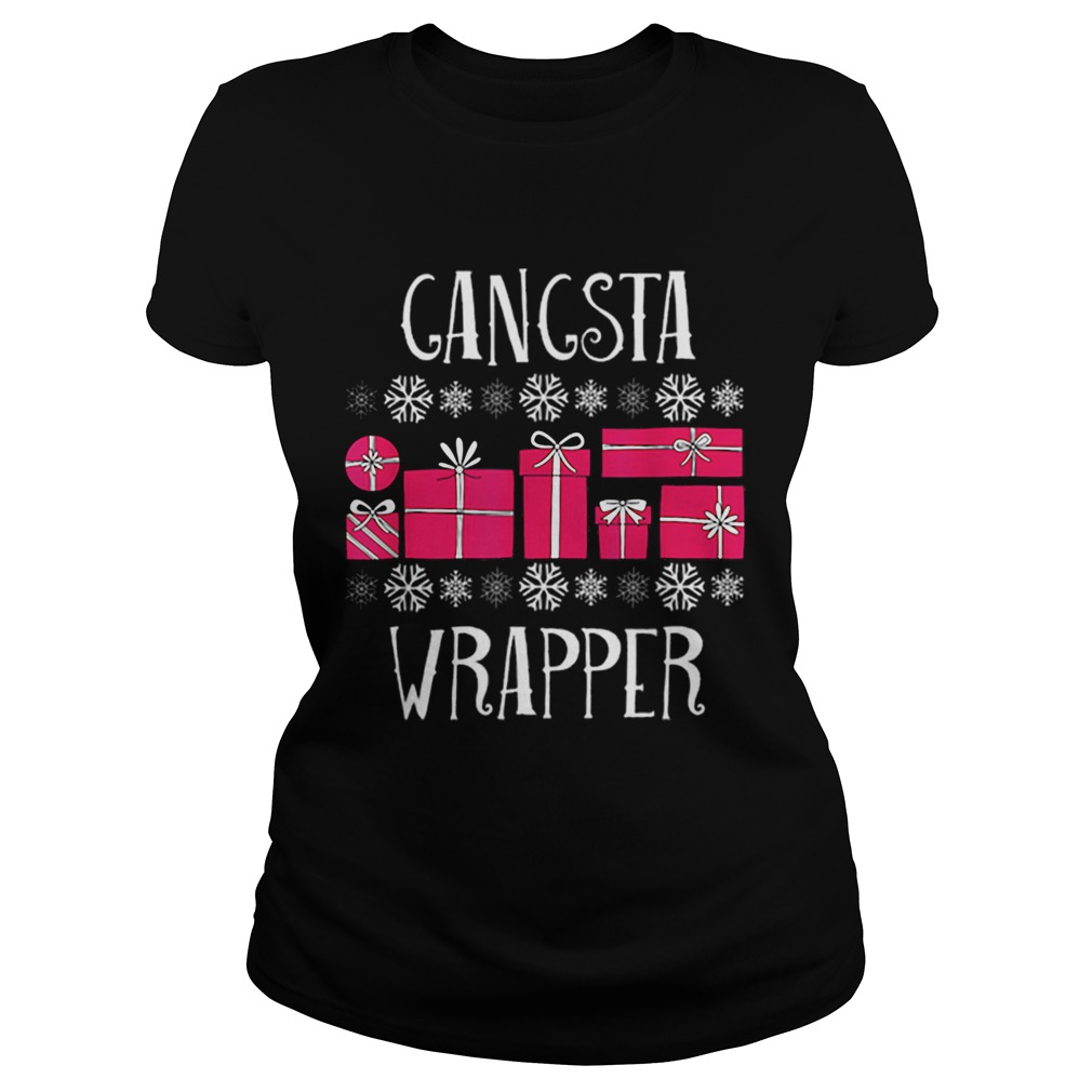 Beautiful Gangsta Wrapper Funny Christmas Party Gifts Classic Ladies