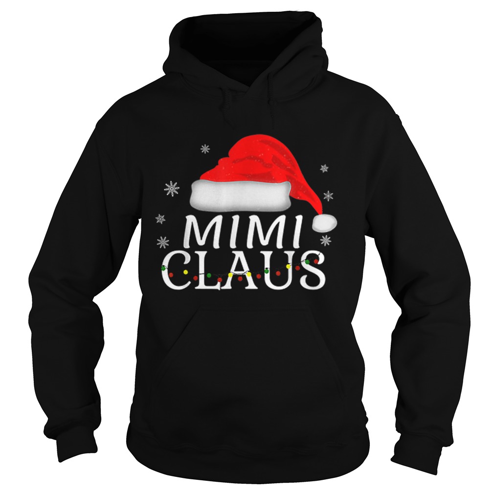 Beautiful Mimi Claus Funny Christmas Pajamas Matching Grandmother Gift Hoodie