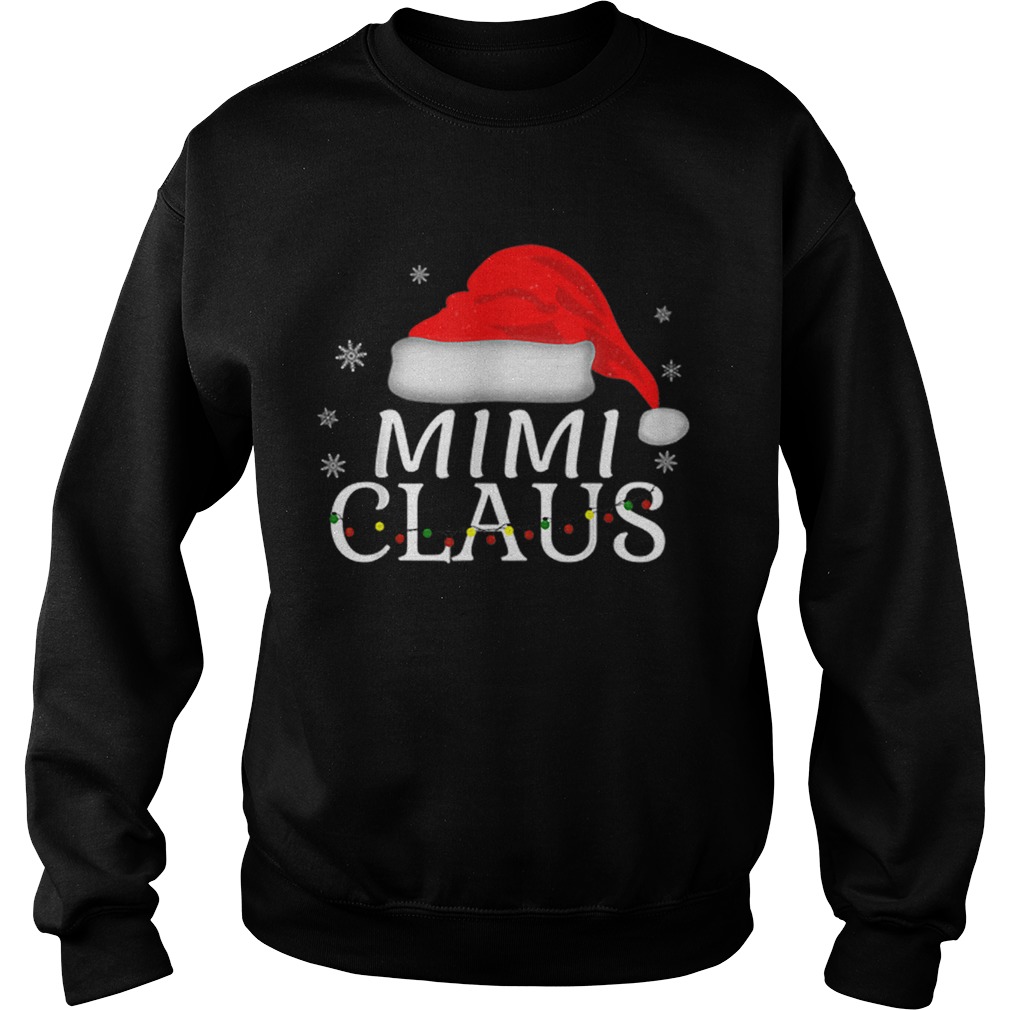 Beautiful Mimi Claus Funny Christmas Pajamas Matching Grandmother Gift Sweatshirt
