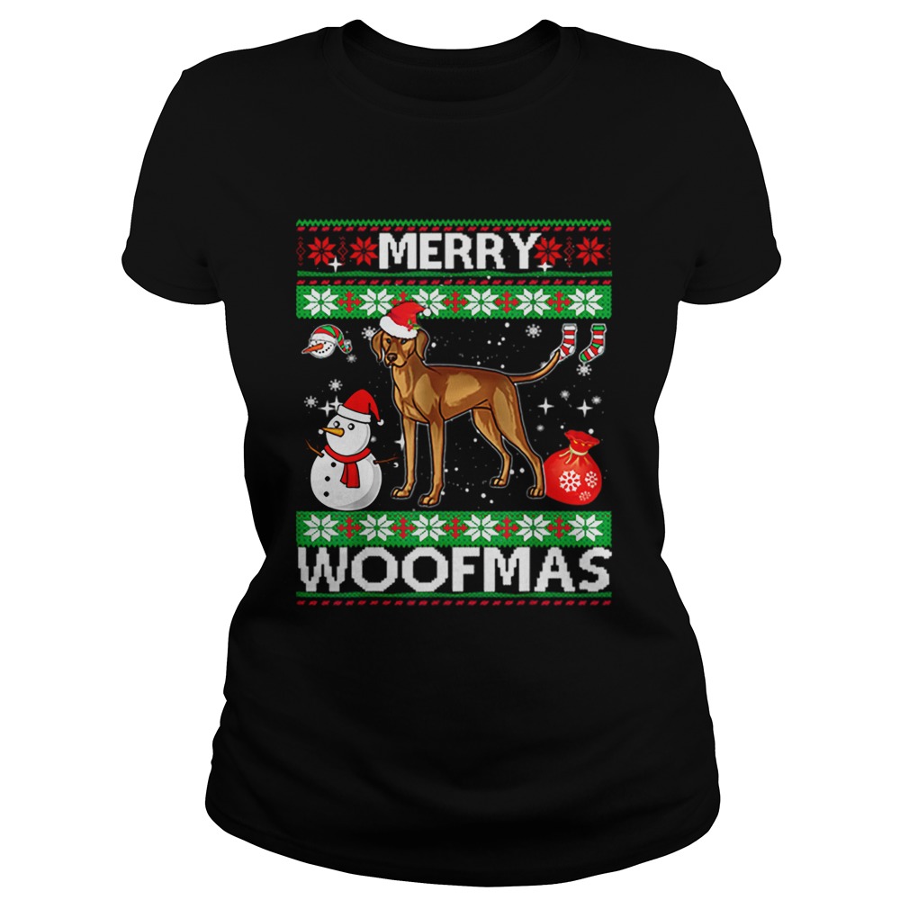 Beautiful Vizsla Dog Merry Woofmas Christmas Costume Classic Ladies