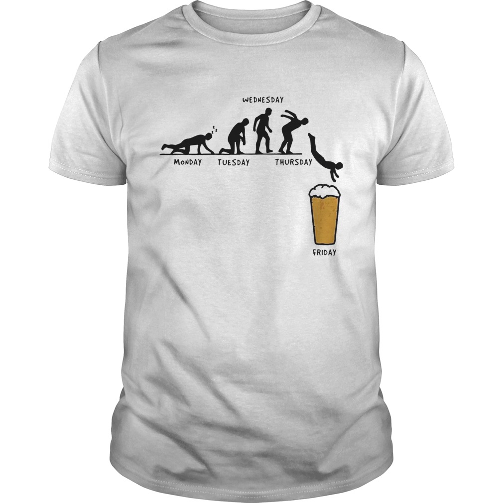 Beer Monday Tuesday Wednesday Thursday Friday shirt