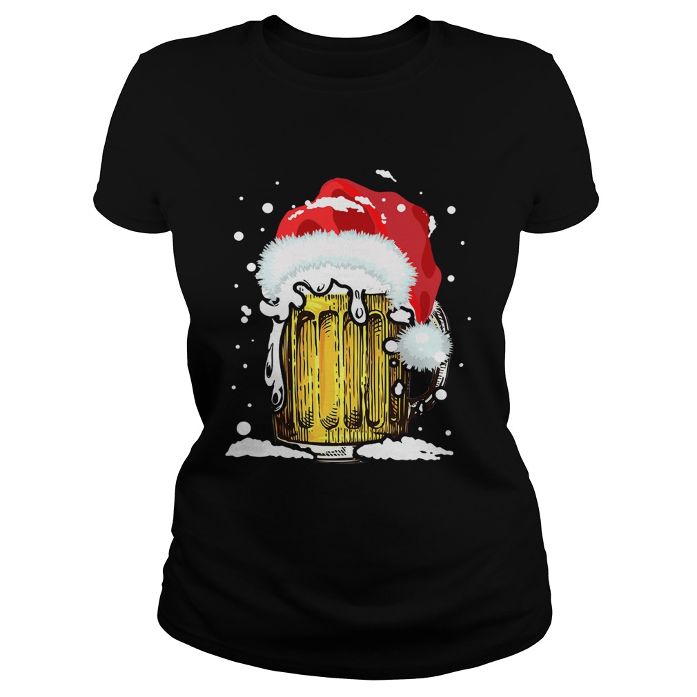 Beer Santa Ugly Christmas Classic Ladies