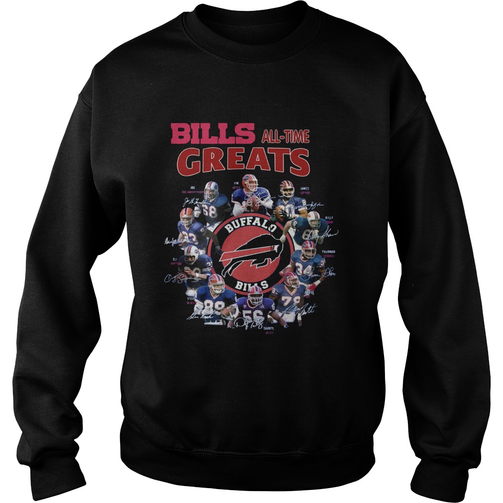 Bills alltime greats Buffalo Bills Players signature Sweatshirt