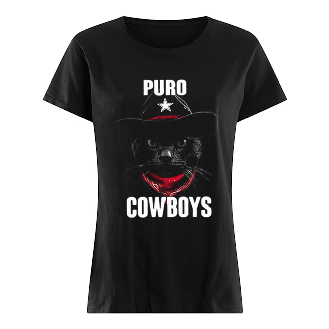 Black Cat Puro Cowboys Classic Women's T-shirt