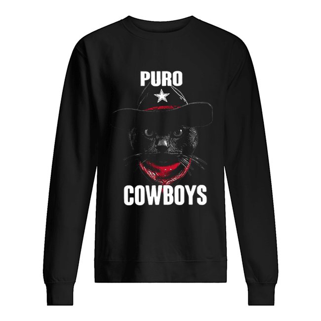 Black Cat Puro Cowboys Unisex Sweatshirt