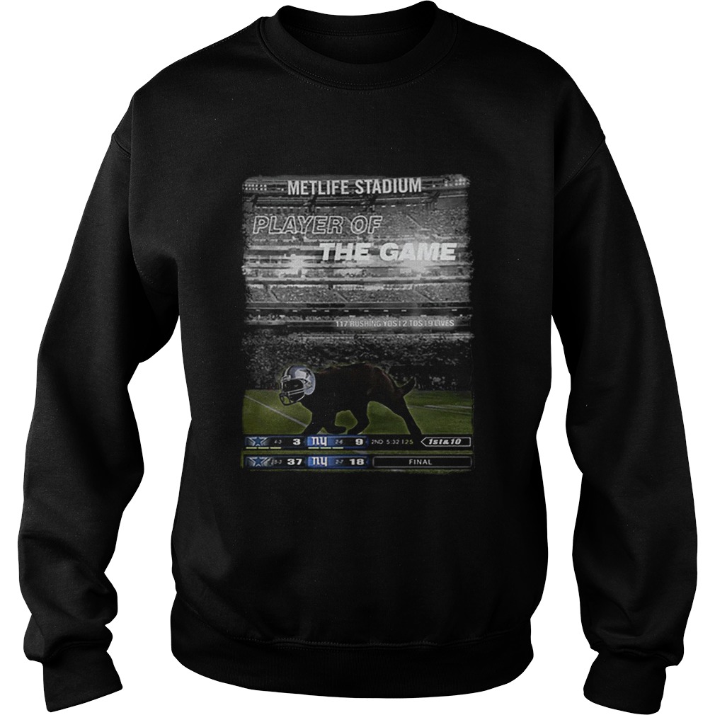 Black cat Metlife stadium player of the game Dallas Cowboys Sweatshirt