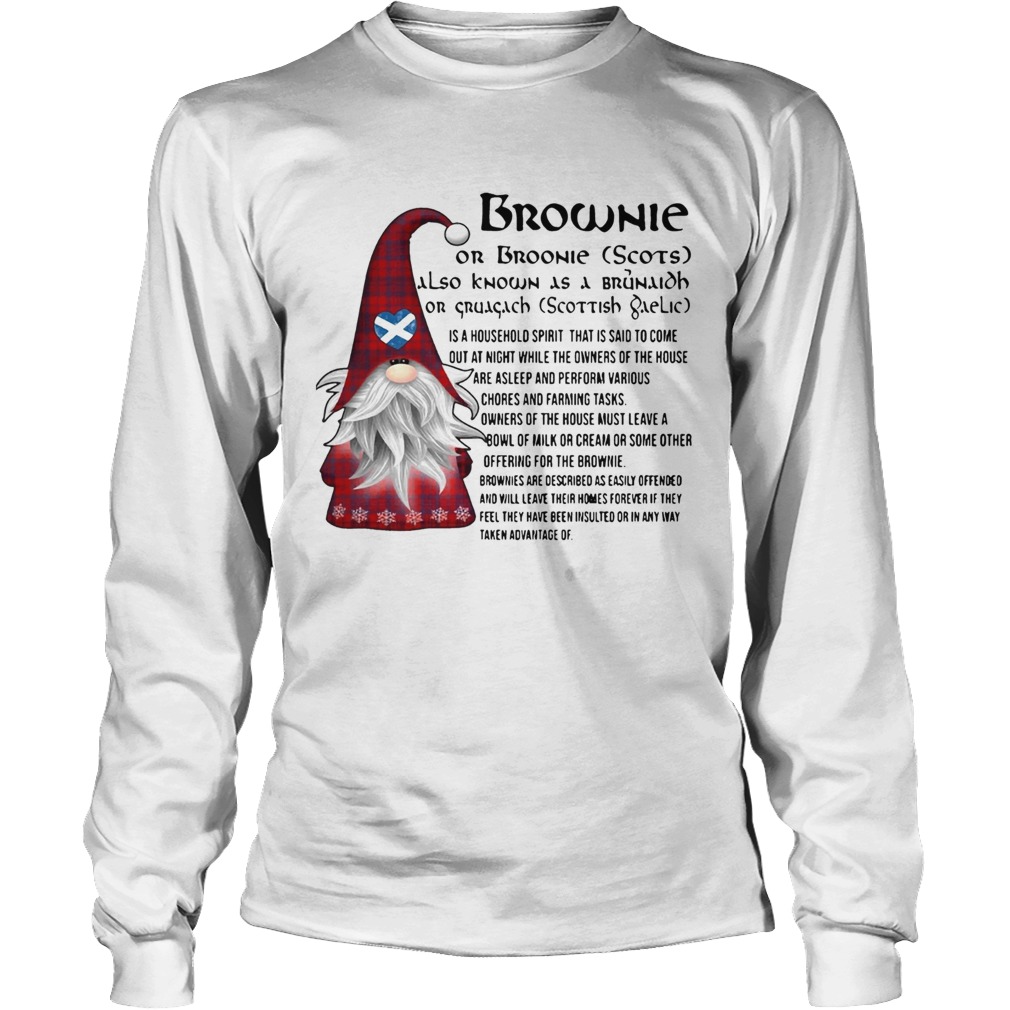 Brownie Is A Household Spirit That Is Said To Come Out At Night LongSleeve