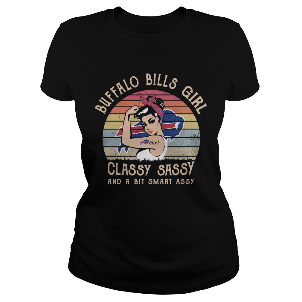 Buffalo Bills Girl Classy Sassy And A Bit Smart Assy Vintage Classic Ladies