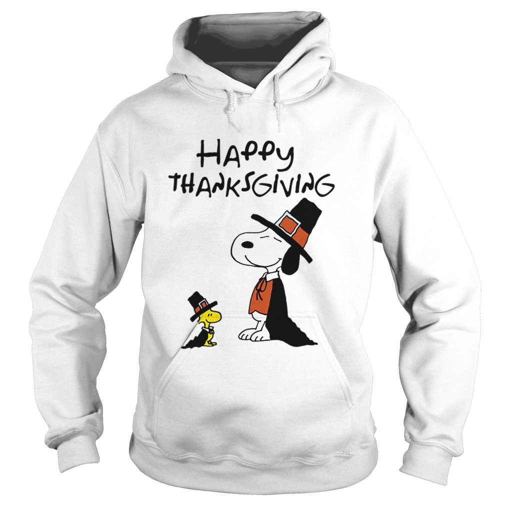 Charlie Brown Snoopy Happy Thanksgiving Graphic Hoodie