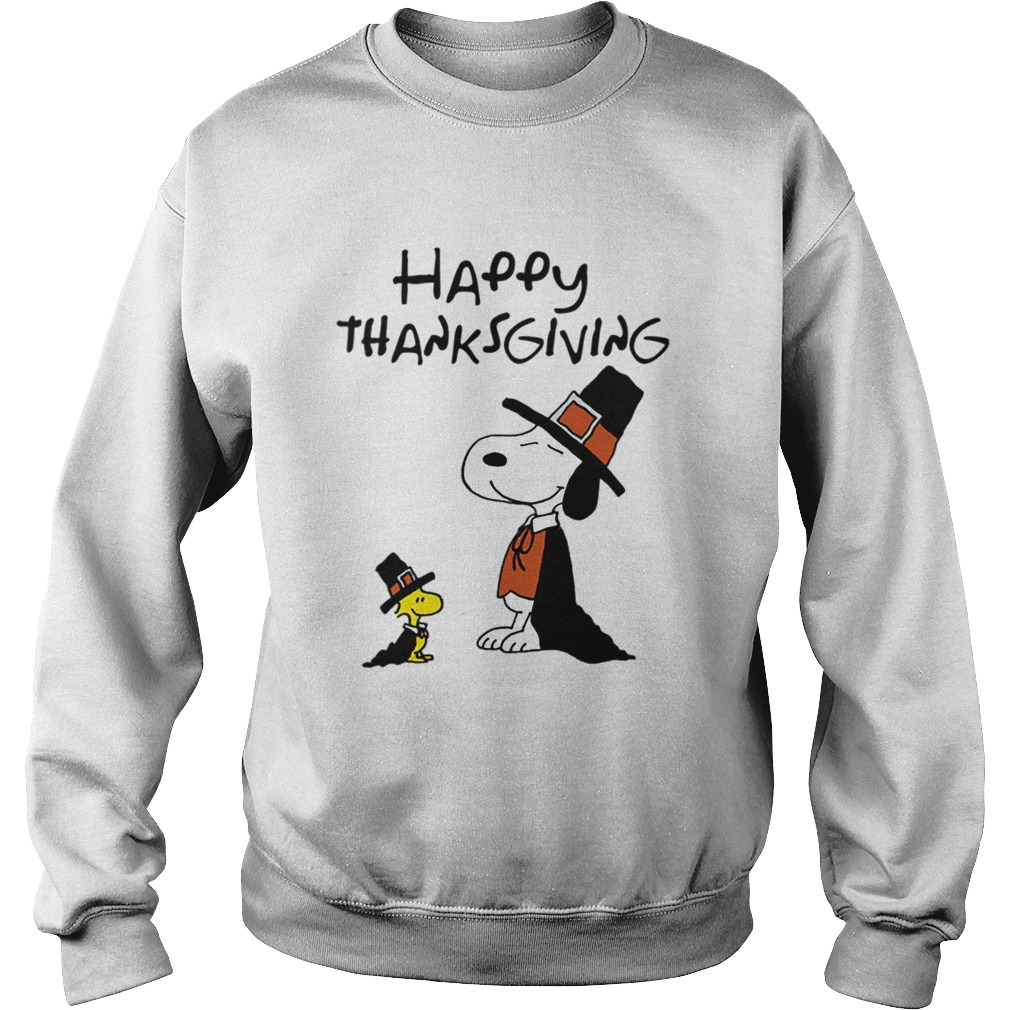 Charlie Brown Snoopy Happy Thanksgiving Graphic Sweatshirt