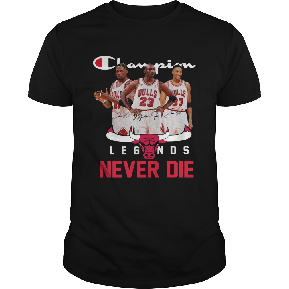 Chicago Bulls Champion Legends Never Die Dennis Rodman shirt