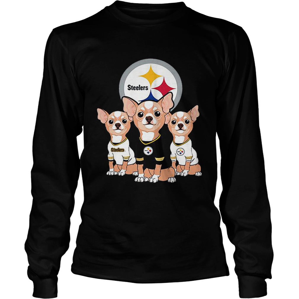 Chihuahuas Pittsburgh Steelers NFL LongSleeve