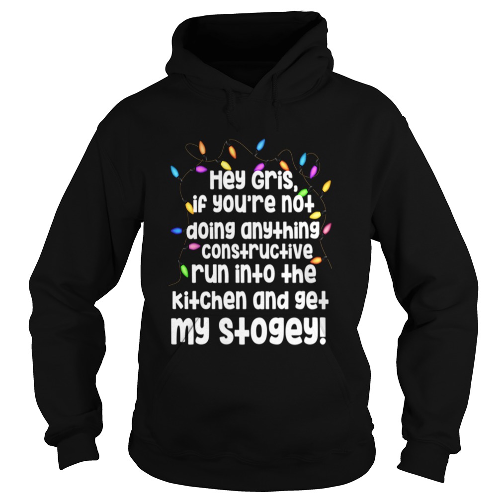 Christmas Vacation Uncle Lewis Get My Stogey Cool Funny Xmas Hoodie