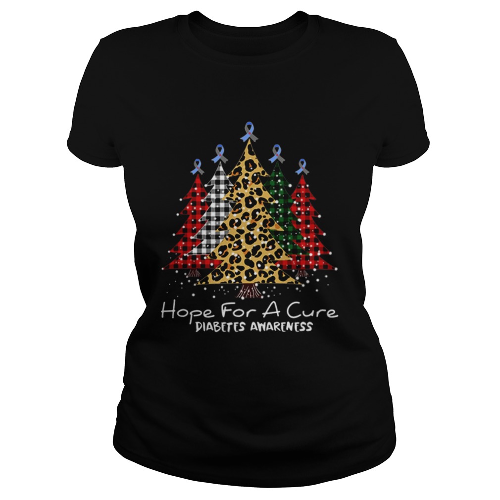 Christmas tree hope for a cure Diabetes Awareness Classic Ladies