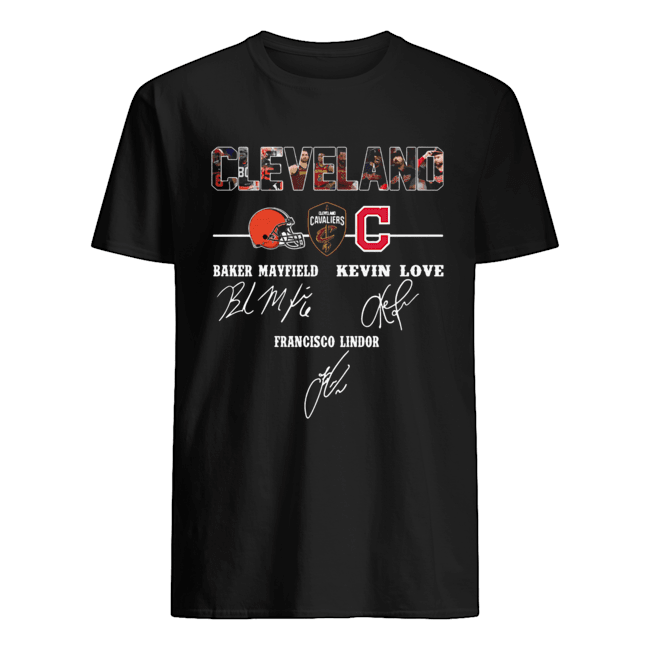 Cleveland Cavaliers Baker Mayfield Kevin Love signature shirt