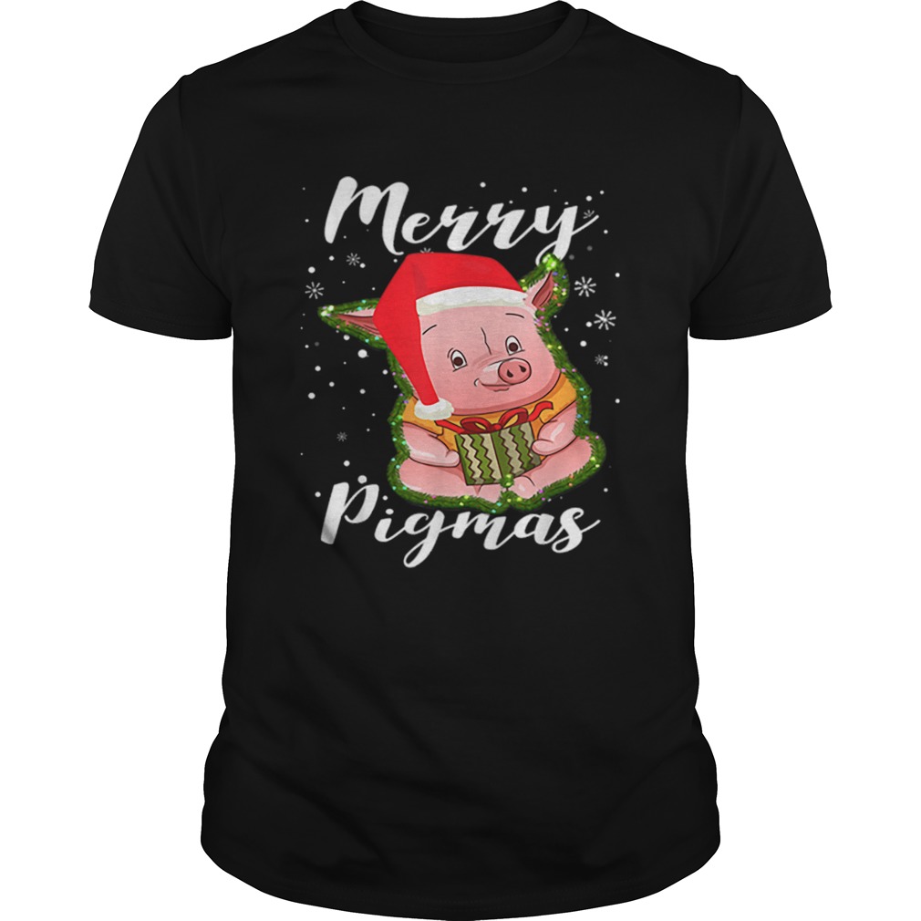 Cool Pig Christmas Tree Xmas for Pig Lovers shirt
