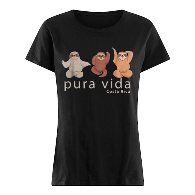 Costa Rica Sloths Souvenir Pura Vida Classic Women's T-shirt