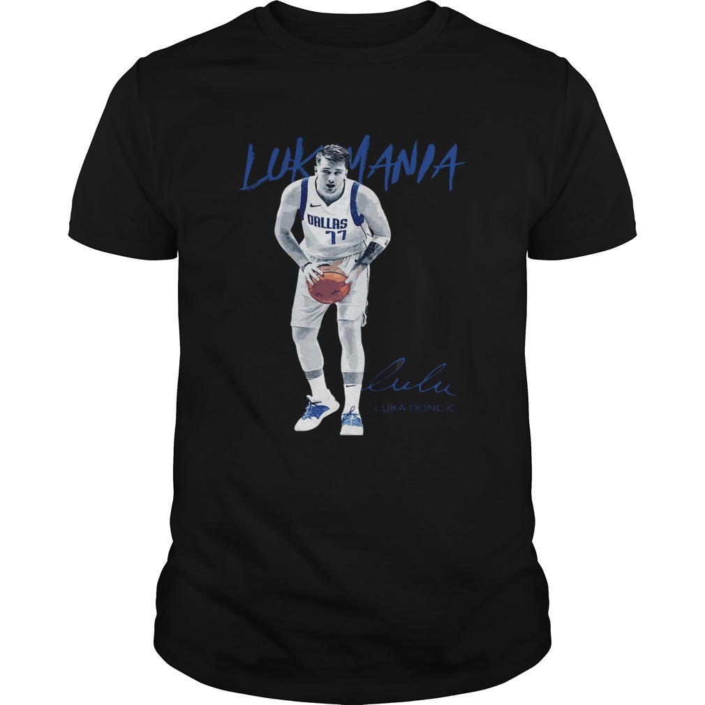 Dallas Mavericks #77 Luka Doncic Mania Signature shirt