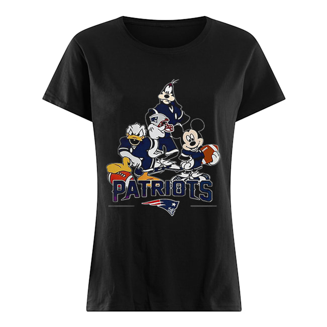 Disney Character New England Patriots Classic Women's T-shirt