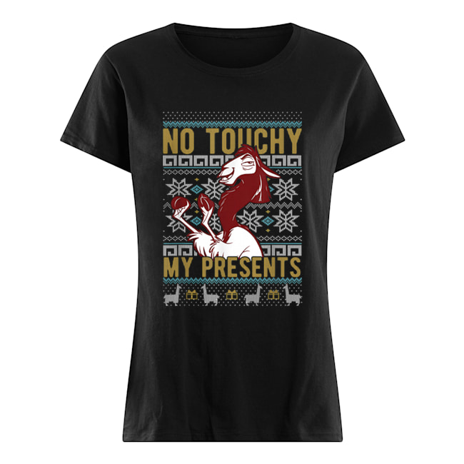 Disney Emperor’s New Groove Kuzco No Touchy Ugly Christmas Classic Women's T-shirt