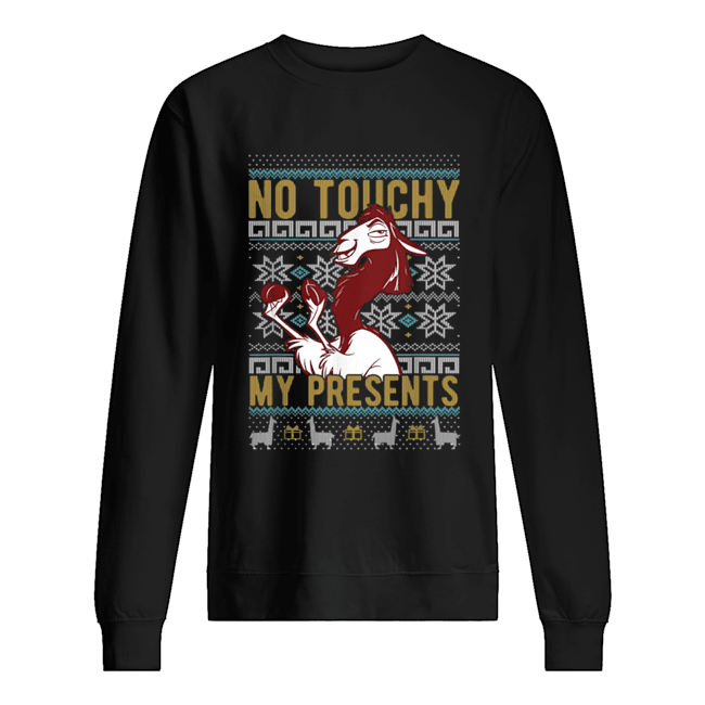 Disney Emperor’s New Groove Kuzco No Touchy Ugly Christmas Unisex Sweatshirt