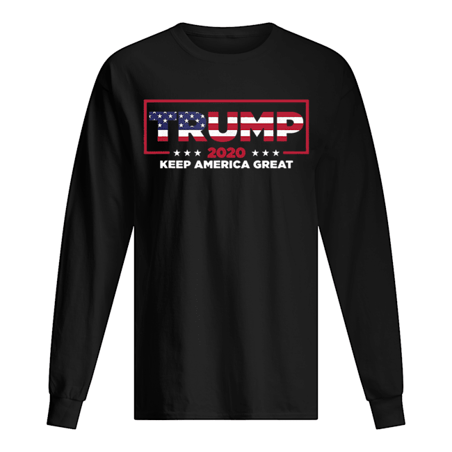 Donald Trump 2020 Election Keep America Great GOP Long Sleeved T-shirt 