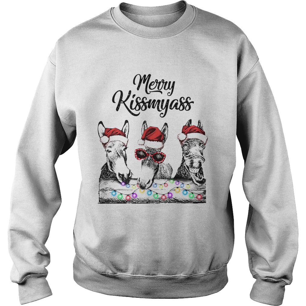 Donkeys Merry Kissmyass Sweatshirt