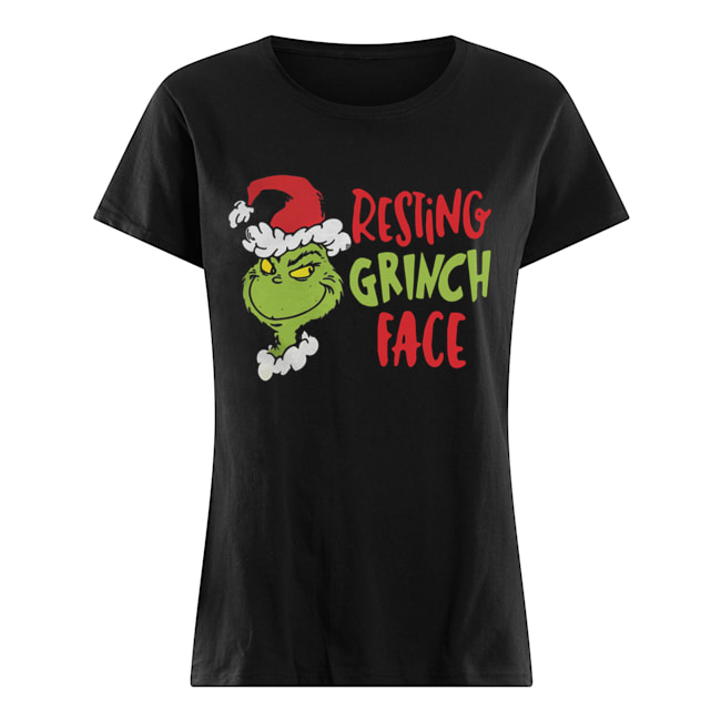Dr Seuss Primark Resting Grinch Face Classic Women's T-shirt