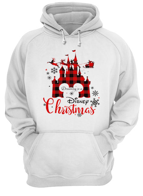 Dreaming is a Disney Christmas ugly christmas Unisex Hoodie