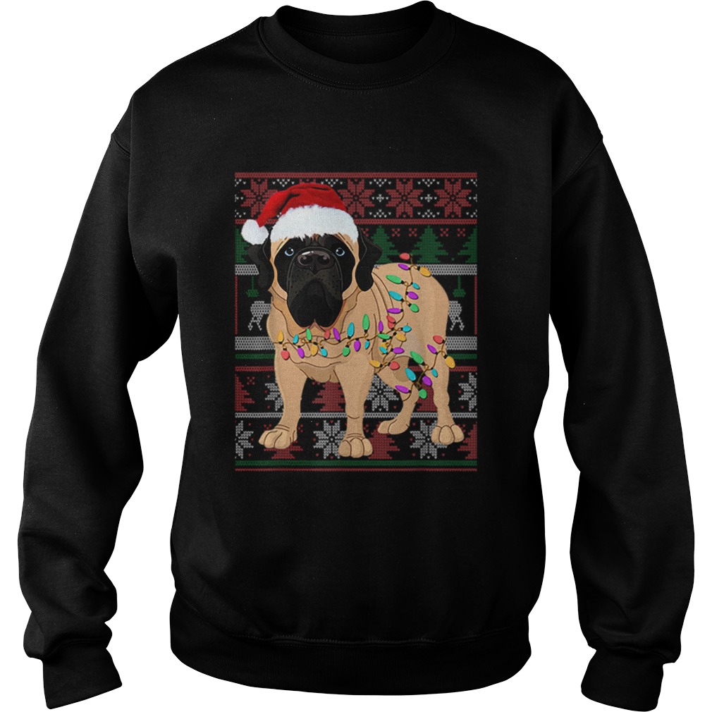 English Mastiff Ugly Sweater Christmas Gift Sweatshirt