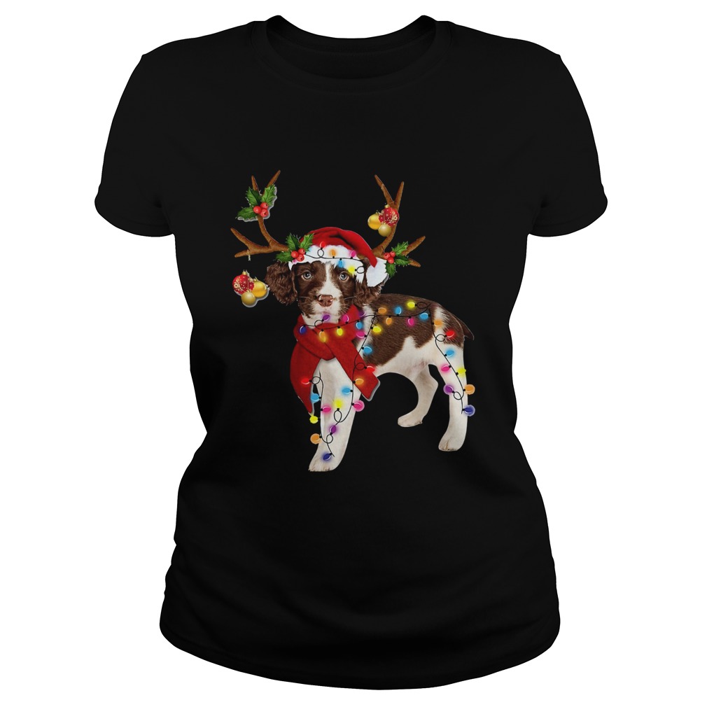 English Springer Spaniel Gorgeous Reindeer Crewneck Classic Ladies