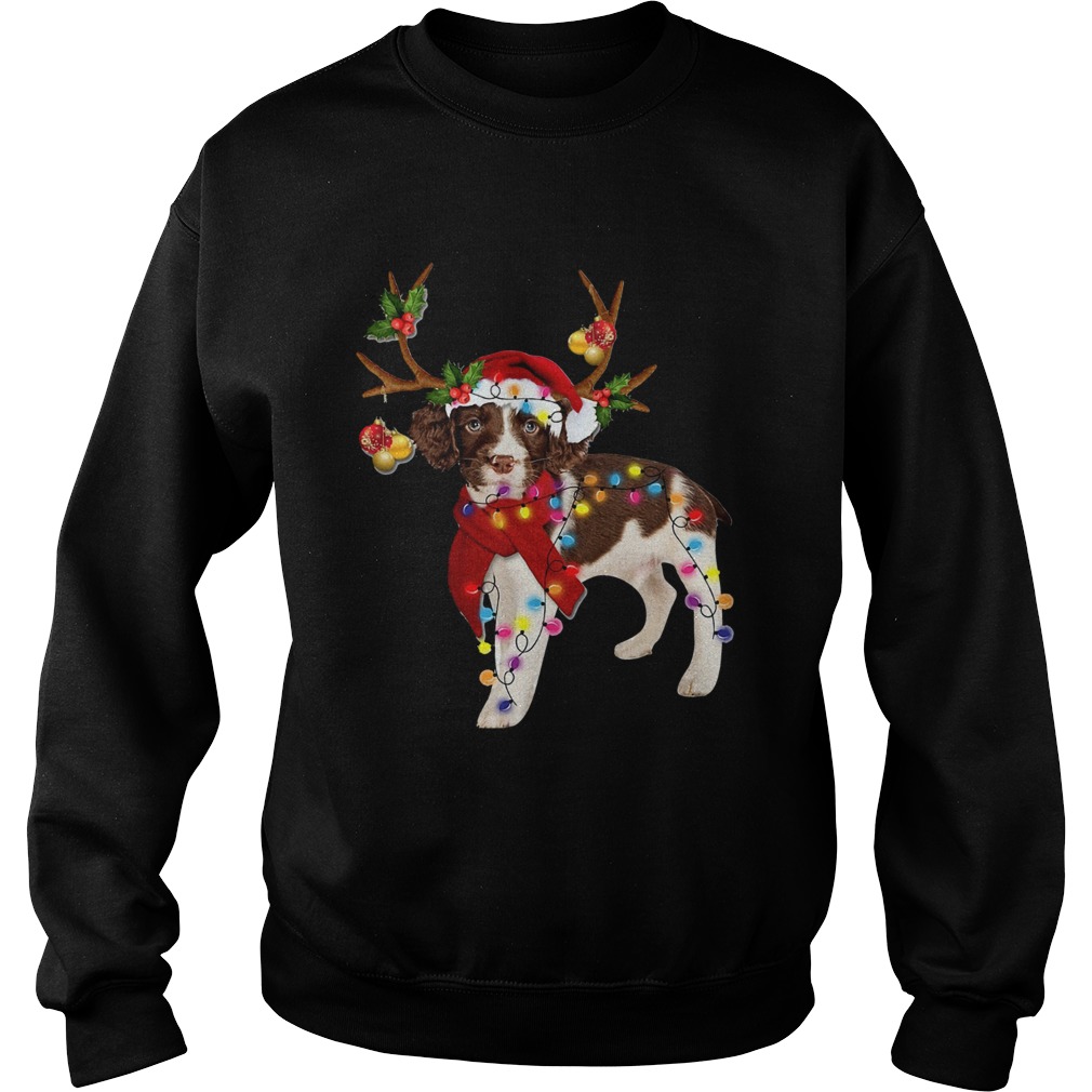 English Springer Spaniel Gorgeous Reindeer Crewneck Sweatshirt