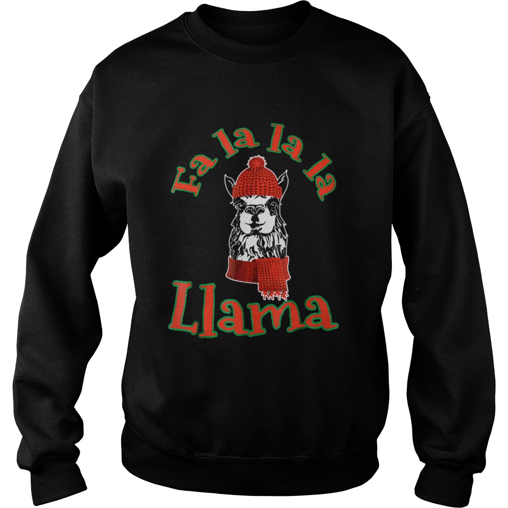 Fa La La Llama Shirt Funny Christmas Sweatshirt