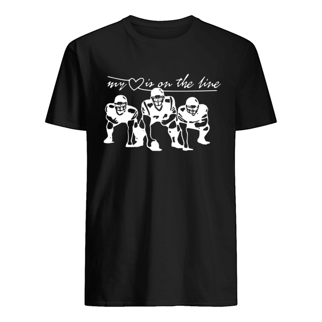 Football my love is on the line shirt