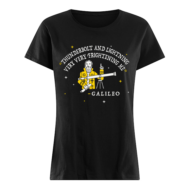 Freddie Mercury Thunderbolt and lightning very very frightening me Galileo Classic Women's T-shirt