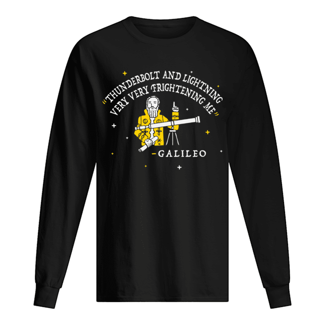 Freddie Mercury Thunderbolt and lightning very very frightening me Galileo Long Sleeved T-shirt 