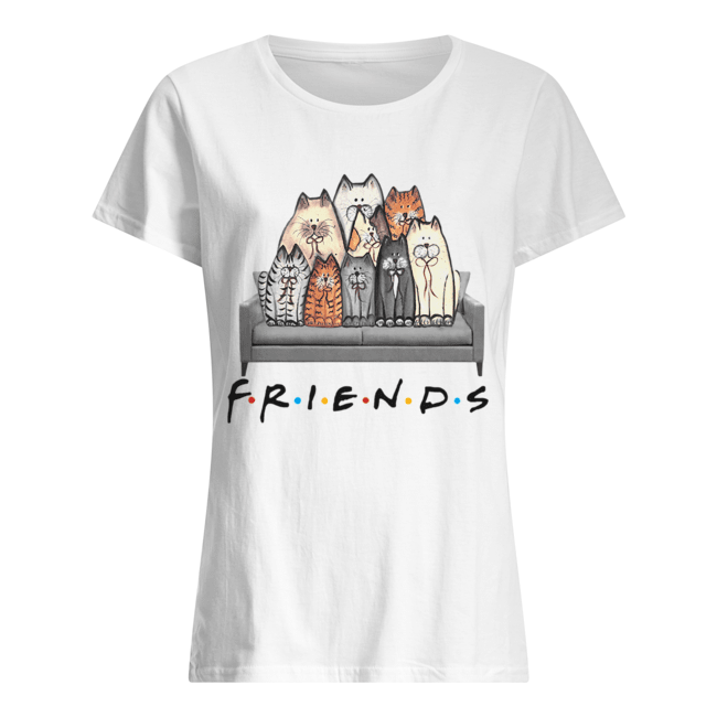 Friends Cat In Sofa Classic Women's T-shirt