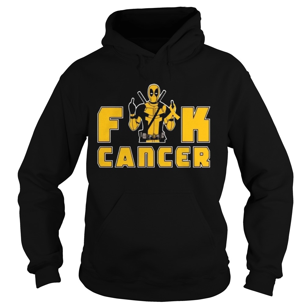 Fuck Appendix Cancer Deadpool Funny Cancer Awareness Hoodie