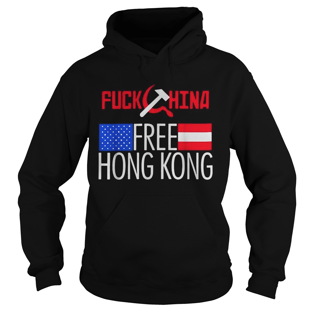 Fuck China free Hong Kong Hoodie