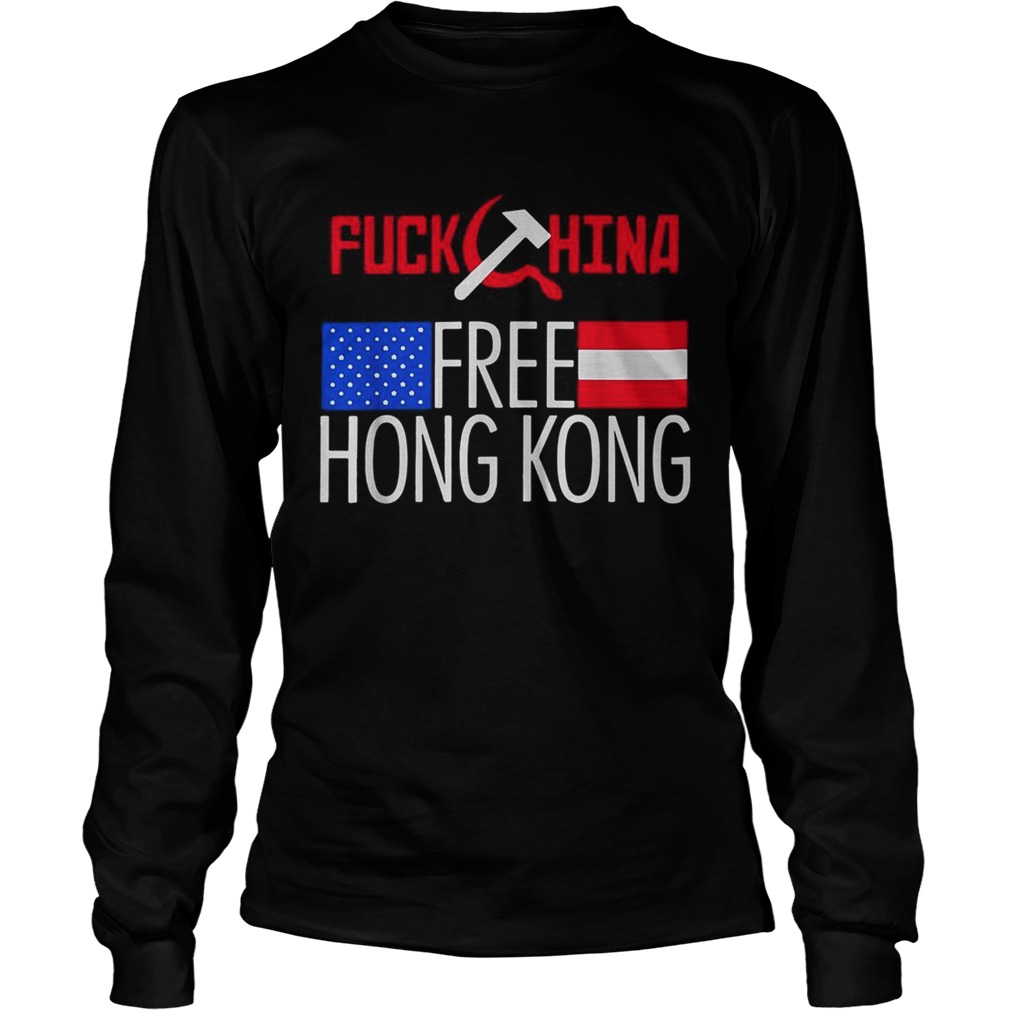 Fuck China free Hong Kong LongSleeve